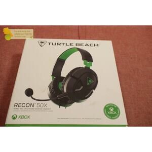 Turtle Beach Recon 50X Stereo Gaming Headset for Xbox, Playstation Black/Green
